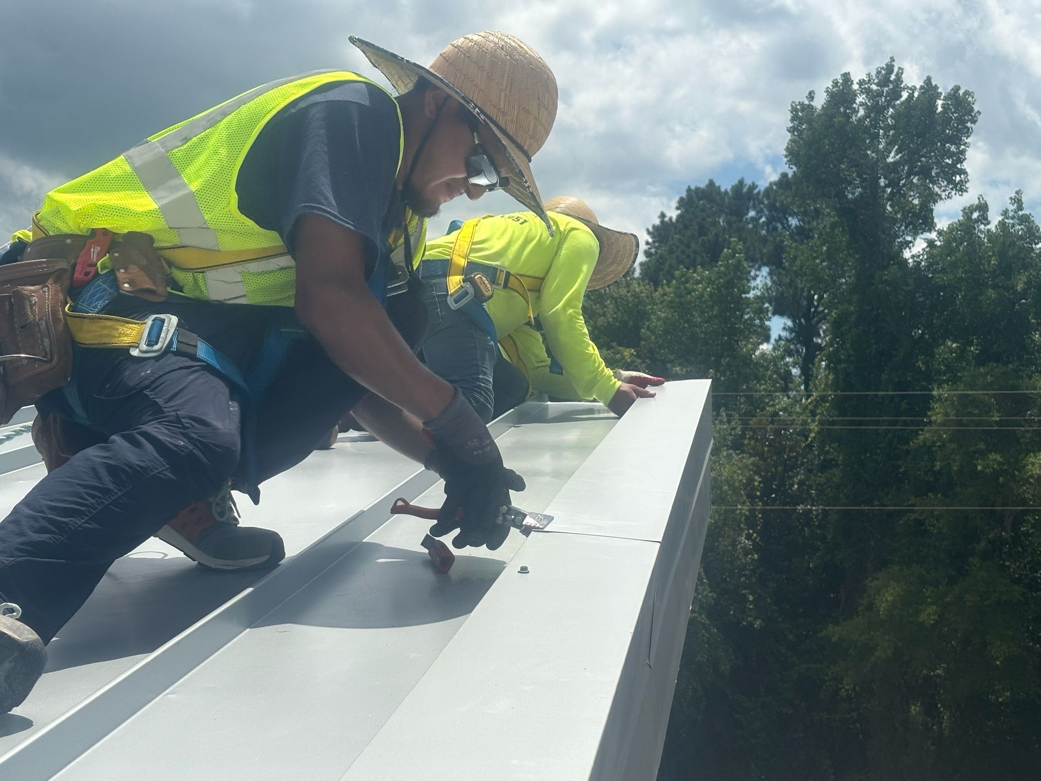 Professional roof inspection report